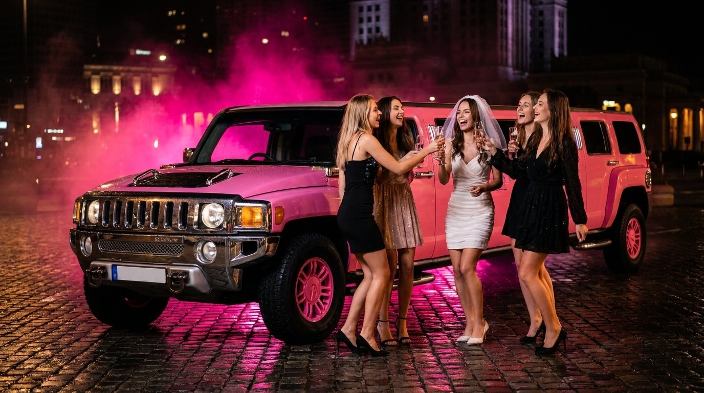 Hummer Pink — różowa limuzyna Warszawa
